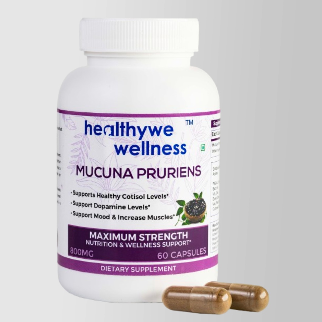 Mucuna Pruriens 800mg - Pure Kapikachu Extract for Enhanced Energy, Mood, and Stress Relief