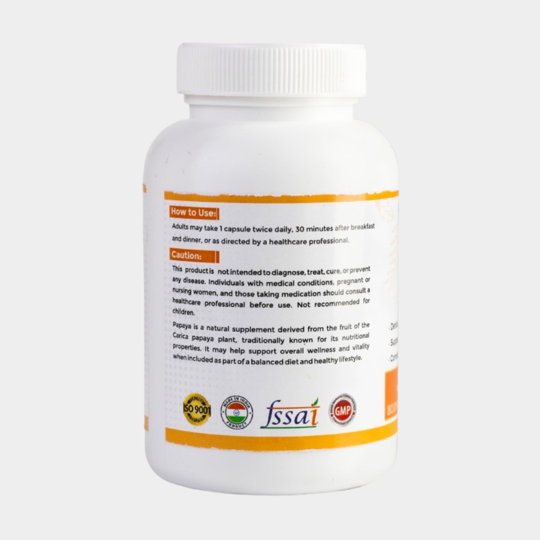 Papaya 800mg Powerful Antioxidant