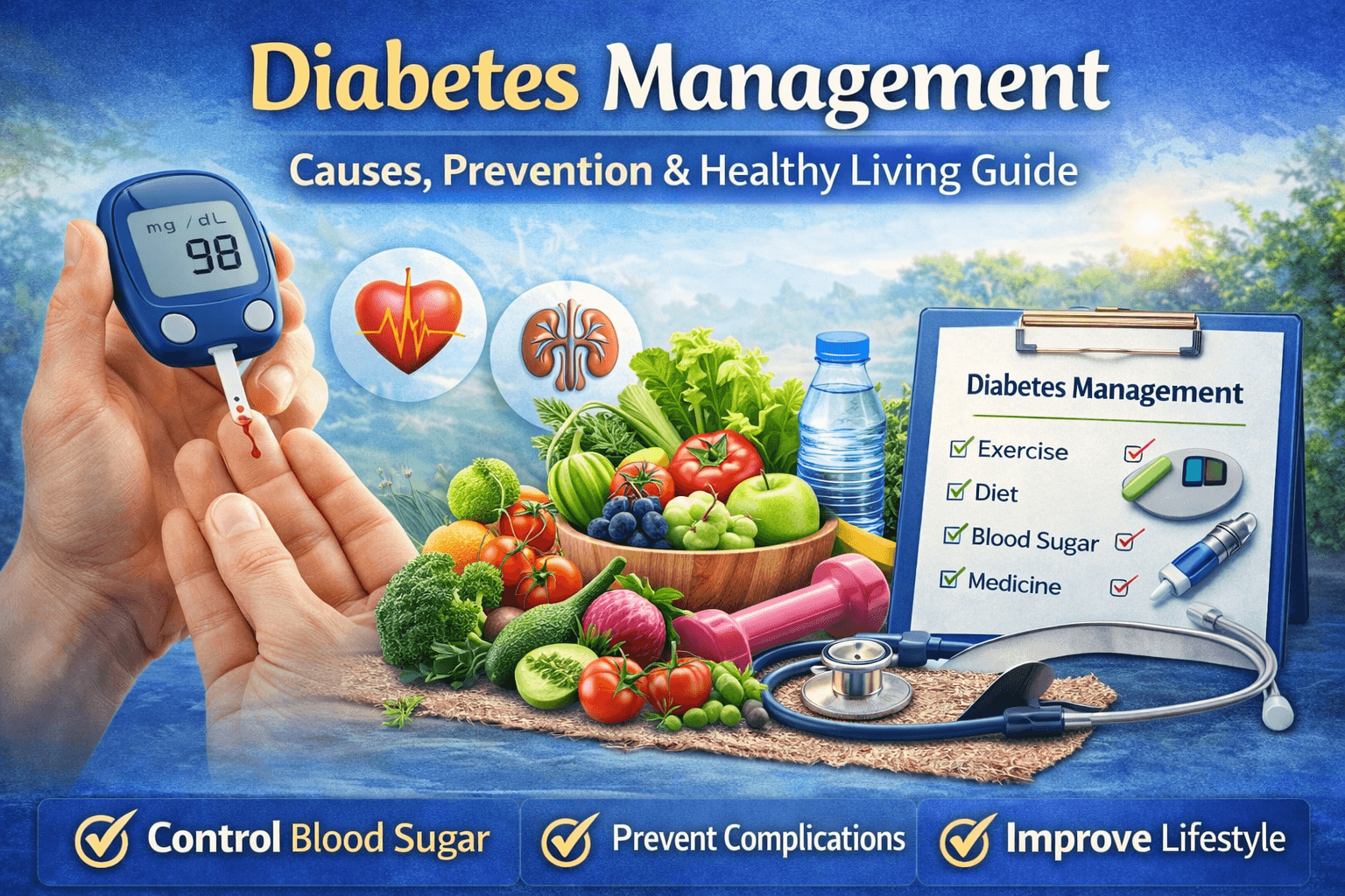 Diabetes Management: Causes, Prevention & Healthy Living Guide