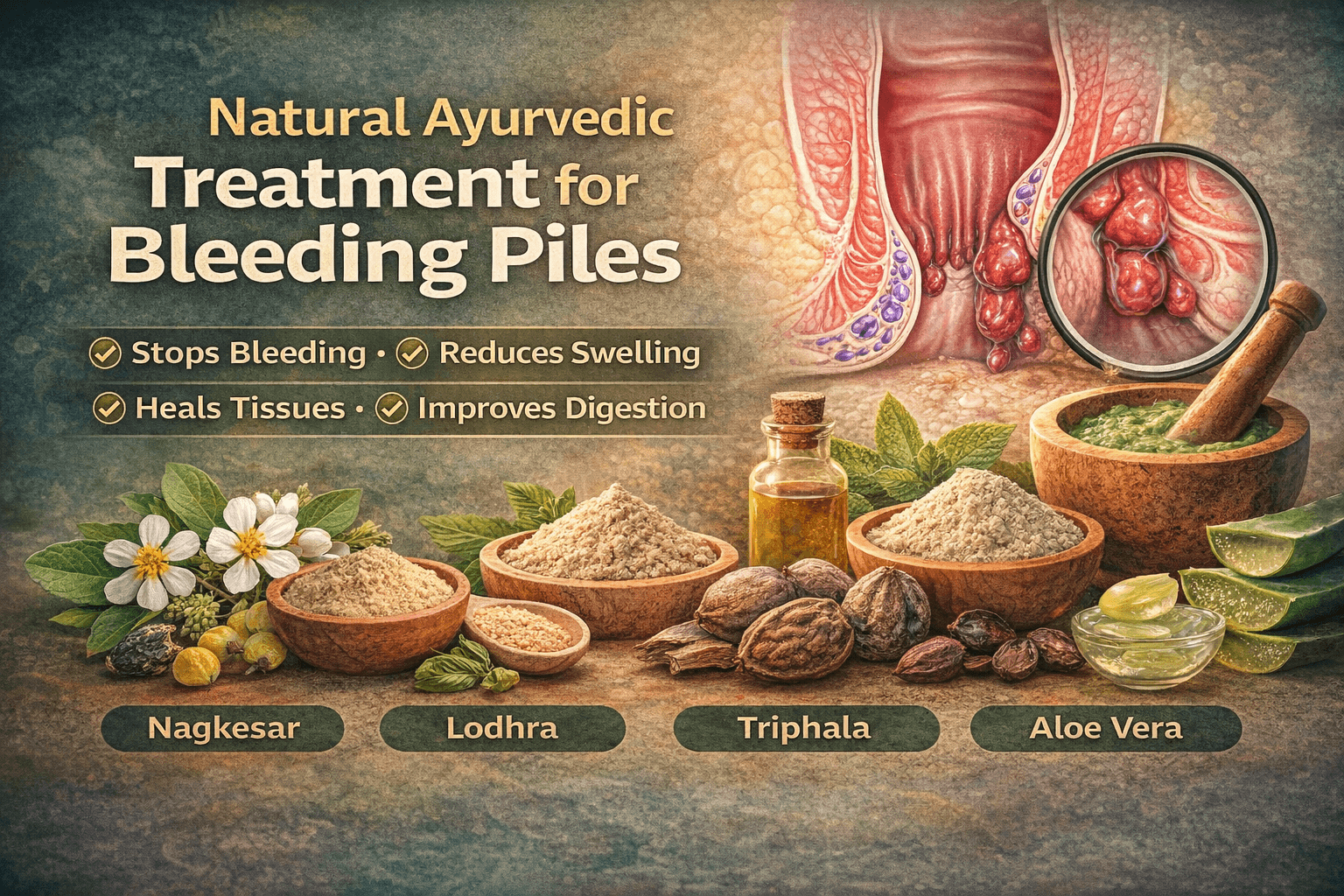 Natural Ayurvedic Treatment for Bleeding Piles