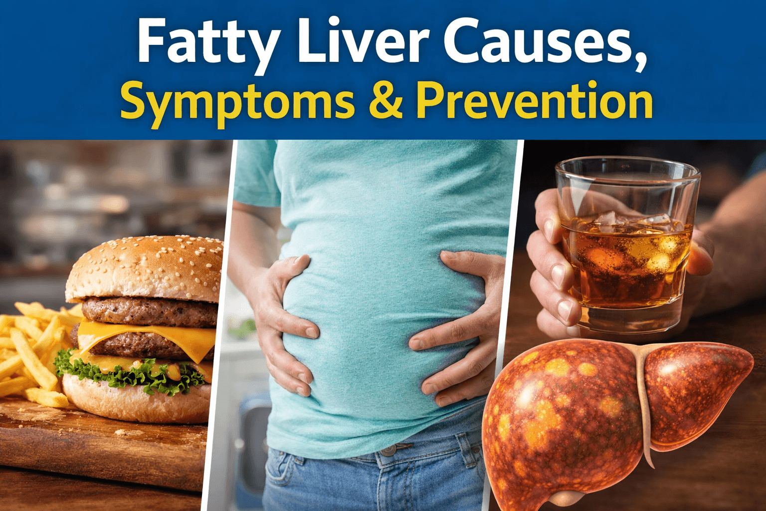 Fatty Liver Causes, Symptoms & Prevention