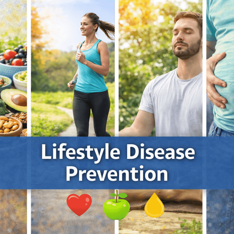 lifestyle disease prevention through healthy diet exercise stress management and weight control